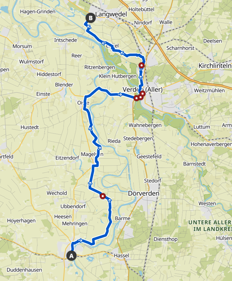 etappe 10 Weser Route