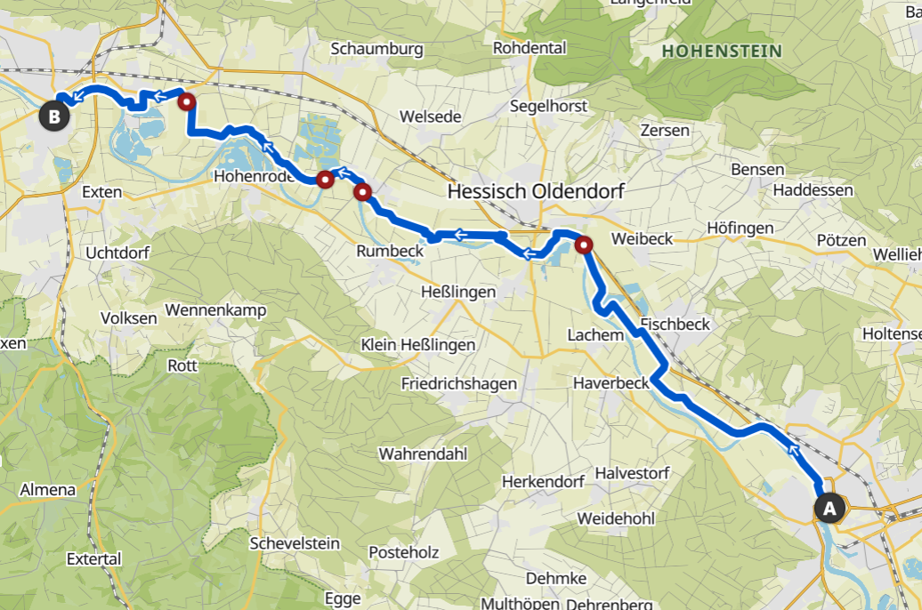 etappe 5 Weser Route